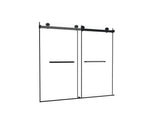 Frameless Double Sliding Shower Door 56-60 "W x 74" H, 5/16 " Tempered Glass, Explosion Proof W1675P435496