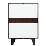 ZUN Solid Wood spray-painted drawer dresser bar,buffetware cabinet lockers buffet server console 69379452