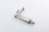 Waterfall Spout Bathroom Faucet,Single Handle Bathroom Vanity Sink Faucet W928124227