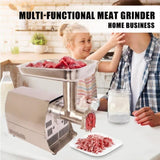 Meat Grinder Commercial Meat Grinding Machine Electric Meat Chopper Mincer with 4/6/8mm Grinding W1364P154108