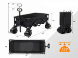 42*22*36inch Black Garden Folding Cart 52903607