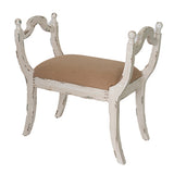 30.7x15.7x30.7" Harlow Bench, Farmhouse/French Country Style Vanity Chair W2078P186142