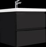 30" Floating Bathroom Vanity with Sink, Modern Wall-Mounted Bathroom Storage Vanity Cabinet with W1573P152692