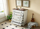 Modern 6 Drawer Dresser, Dressers for Bedroom, Tall Chest of Drawers Closet Organizers & Storage W2275P149119