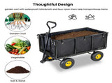 3-in-1 Oversized Steel Garden , 880lbs Pullable Mesh Metal Garden, All-Terrain Utility 38415817