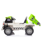 ZUN Ride on Dump Truck, 12V Ride on Car with Parents Control, Electric Dump Bed and Extra Shovel,Phone W1396P147016