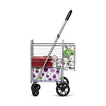 ZUN Convenient foldable shopping cart 93655953