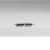 K&K 56.5'' Kitchen Island with Drop Leaf, Power Outlet, Embossed Vertical Stripe Rolling Kitchen N707P263094W