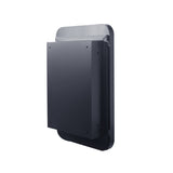 16x24 Inch Recessed Black Metal Framed Medicine Cabinet with Mirror and Adjustable Shelves Black W1435142927