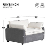 50*43" Oversized Chenille Single Sofa Chair,Wide and Deep Seat Accent Chair,Modern N723P235042E