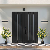 2 PCS 38 Inch Artificial Camellia Tree Faux Flower Plant in Cement Yellow 46836016