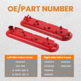 Valve Cover Set w/ Gasket & Bolt for Chevy Express 1500 for GMC Yukon 2000-2008 11249947