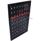Pegboard Wall Organizer, 4ft Metal Garage Pegboard Tool Organizer w/3 Pegboards, Drill Bit Rack, 40420743