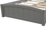 Twin size Platform Bed with Two Drawers, Gray WF194280AAE