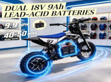 Kids Electric Dirt Bike 36V with Brushless Motor Up to 9.9 MPH Inflatable Tires Rear Suspension 25463372