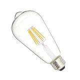 Edison Bulb LED Light Vintage Style Lighting Filament Lamp E26 Warm white 6Pack 12915650