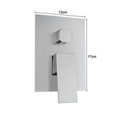 Enhance Your Shower with 12 Stainless Steel Rain Shower Set - Wall Mount Easy 71117997