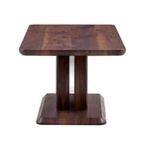 Modern Minimalist Walnut Dark Brown Texture Sticker-Patterned MDF Rectangular Coffee Table. Add a W1512P361009