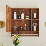 Bathroom Mirror Cabinet Wall Mounted,Medicine Cabinet,Over The Toilet Storage Cabinet with Shelves W3226P325706