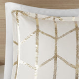 Twin/Twin XL Metallic Printed Comforter Set B03595864