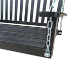 Front Porch Swing with Armrests, Wood Bench Swing with Hanging Chains,for Outdoor Patio ,Garden 39418244