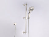 6-Setting Handheld Shower Combo with Slide Bar & Pause Switch 32829532