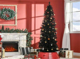 7 foot black Christmas tree with bracket 92112896