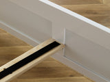 Full Pine Single-Layer Core Vertical Stripe Full-Board Curved Head With The Same Foot Wooden 03770590