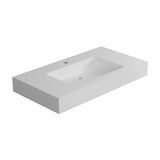 Stone Resin Solid Surface Bathroom Vanity Basin Sink T3785P355763