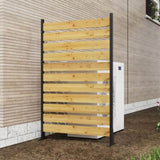 Goodyo 72.8"H x 38.5"W Cedar Wood Privacy Screen, Outdoor Privacy Walls, Privacy Wood Fence D163102091