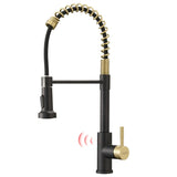 Touchless Kitchen Faucet,Hands Free Automatic Smart Kitchen Faucet Black Smart Kitchen Faucet W1932P156240