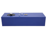 15 Gallon 60L Universal Top Feed Aluminum Fuel Tank Oil Level Sensor Blue 61706862