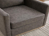 30.7"W Upholstered Square Swivel Accent Chair and Comfy Accent Single Sofa 360 Degree Club W3188P310432