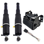 ZUN Pair Rear Air Suspension Shocks + Compressor Pump for Cadillac Escalade Chevrolet Avalanche Suburban 01071748