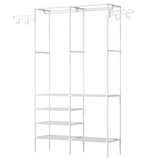 66.1x42.1x14.2in Perfect 4 layers of shelves Closet Organizing rackweight capacity of the hanging 35439425