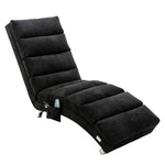 ZUN COOLMORE Linen Chaise Lounge Indoor Chair, Modern Long Lounger for Office or Living Room W39539627