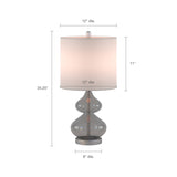 Ellipse Curved Glass Table Lamp, Set of 2 B03594972