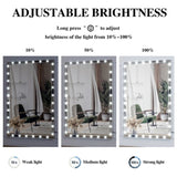 Hollywood LED Full Body Mirror with Lights Extra Large Full Length Vanity Mirror with 3 Color Mode W708131918