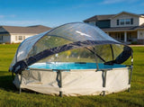 10 Foot Round Multifunctional All Weather Cover Pool Dome Enclosure for Outdoor Pools, Compatible 73376164