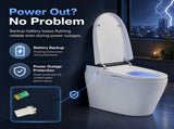 Smart Toilet With Bidet Built In Tank, One-piece Bidet Toilet Seat, Auto Flush, Auto W3598P573059