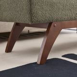 COOLMORE Teddy wool fabric, solid wood feet for solid weighing, and bed end stool with storage W1539P242730