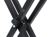 Dual-tube X-Shape Keyboard Stand Black 60826667