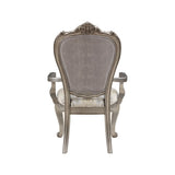 Beige and Antique Platinum Tufted Side Chair B062P209226