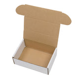 50 Corrugated Paper Boxes 6x4x2 " White Outside and Yellow Inside 73774264
