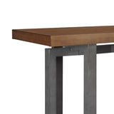 59" Narrow Console Table - MDF Entryway Sofa Table for Hallway, Living Room, Foyer with Space-Saving W3137P294537