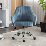 ZUN Accent chair Modern home office leisure chair with adjustable velvet height and adjustable W1807P149917