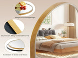 24"X36" Arched Bathroom Mirror, Wall Mounted Mirror with Aluminum Alloy Frame, Bathroom Mirror for 05294376