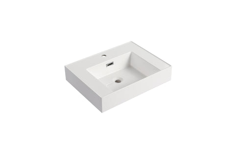 ZUN Resin basin For Bathroom Vanity,Vanity Top only W1972P186770