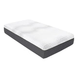 ZUN 12" Twin Green Tea Gel-Infused Memory Foam Hybrid, Plush Foam Pocket Coils, B011P218280