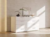 8 Drawer Double Dresser for Bedroom, Wide Storage Cabinet for Living Room Home Entryway, White 34559218